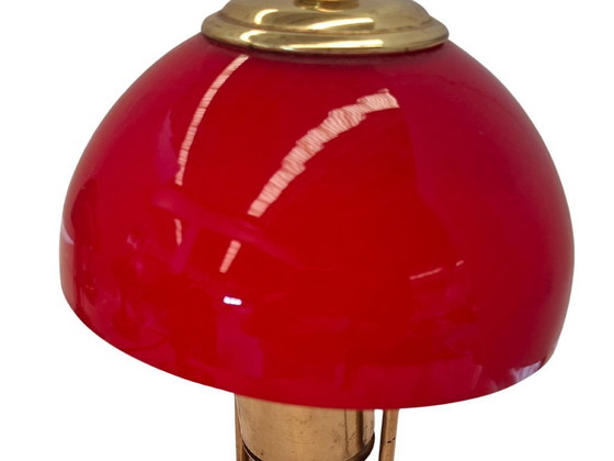 Image 1 of Set di 5 Lampade Vintage stile Nautico – Ottone e Vetro Colorato – 23cm