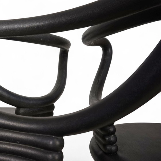 Image 1 of Fasem Italia 3-piece set of postmodern bar stools by Nobu Tanigawa, 1990