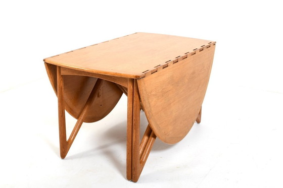 Image 1 of Drop Leaf Dining Table by Niels Koefoed Dinamarca Años 60