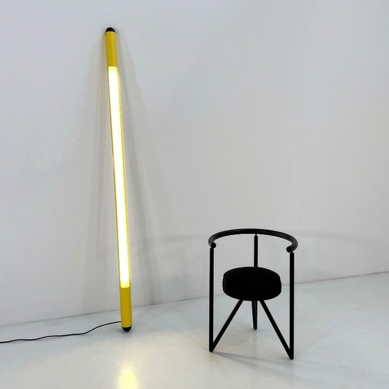 Image 1 of Yellow Large Neon Lamp from DIL, 1980s
