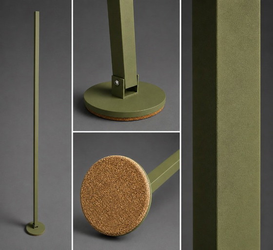 Gica Contra Floor Lamp 195 Green – CristofaroLuce, Floor lights, Aluminium (photo 5 of 11)