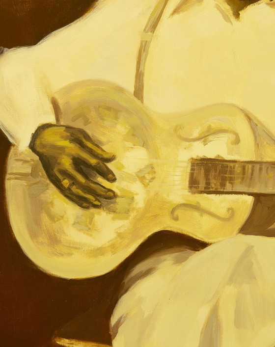 Image 1 of Óleo "Bajo un sol moribundo" Sef Berkers