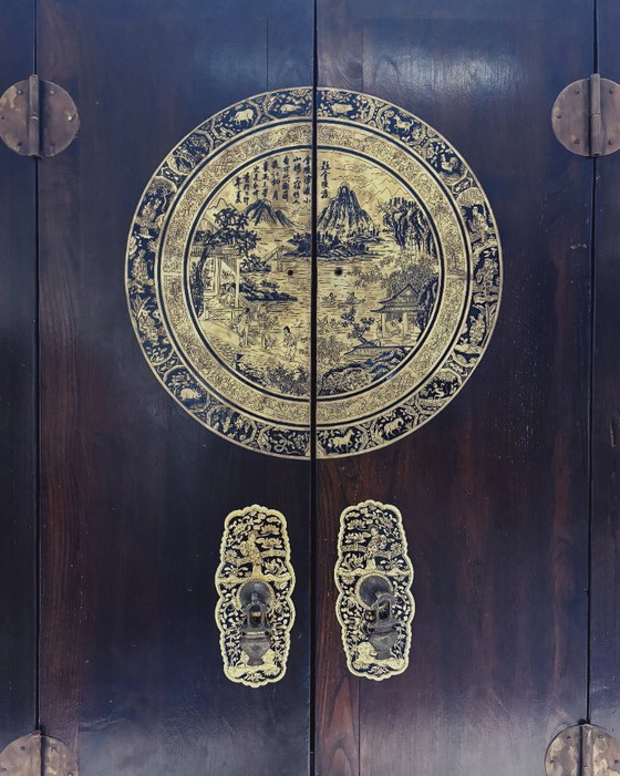 Antique Chinese Cabinet – Storage cabinet, Wood (photo 14 of 16)