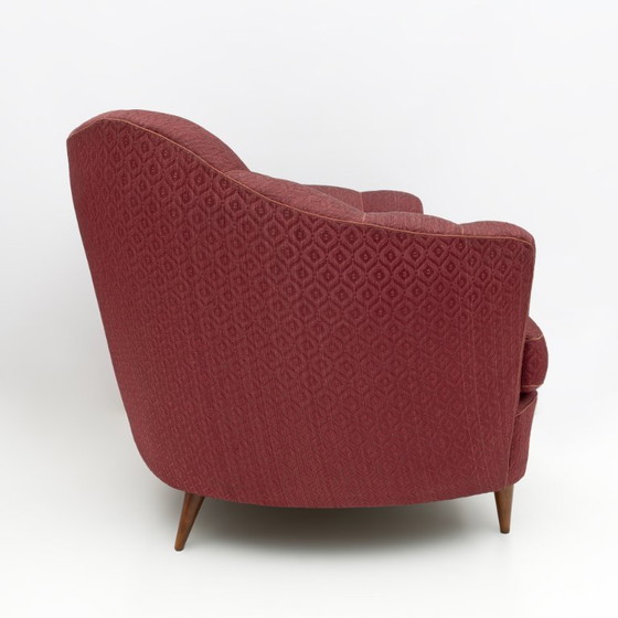 Image 1 of Paire de fauteuils en velours de style moderne du milieu du siècle, signés Gio Ponti, pour Casa e Giardino, années 1950