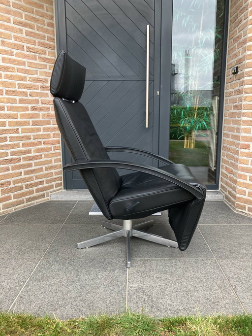 Jori Estilo Relax Large Mono-Move, Zwart Leder