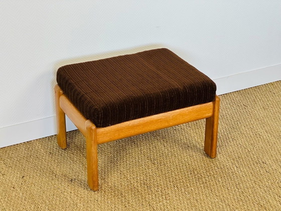 Image 1 of Ensemble de Salon modulable Vintage en Chêne et Velours Côtelé, 1960s, Set de 5