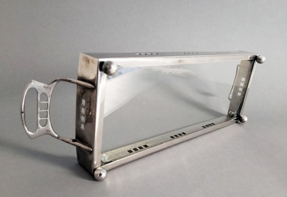 Image 1 of Hans Ofner/Josef Hoffmann secessionistisch dienblad voor Wolkenstein&Glückselig 1902