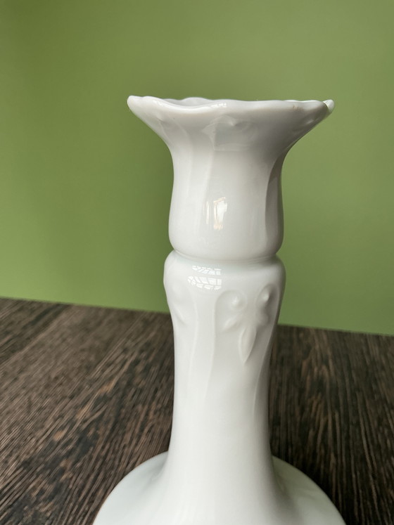 Image 1 of Limoges porcelain candlestick