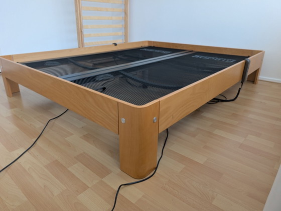 Auping Auronde 180 x 200 | Classico del design | Elettrico, Letti, Metallo, Legno, Marrone (foto 8 di 8)