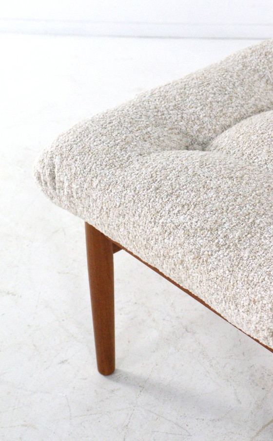 Arne Vodder for France & Son Footstool FD164 Vintage Newly Upholstered – France & Søn, Footstools & poufs (photo 12 of 13)