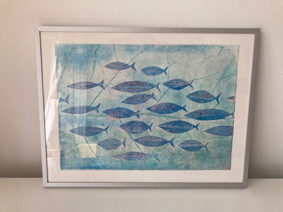 Opera grafica originale dell'artista Rinné Mervel (Delft) – Litografie e stampe, Paper (photo 9 of 13)