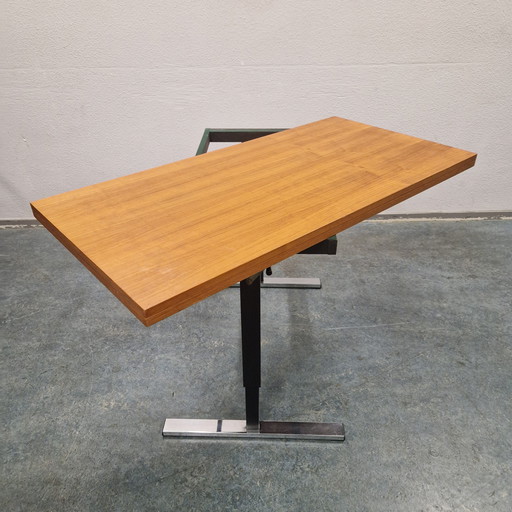 Vintage vierkante eettafel bureau en salontafel in 1 stuk !!!