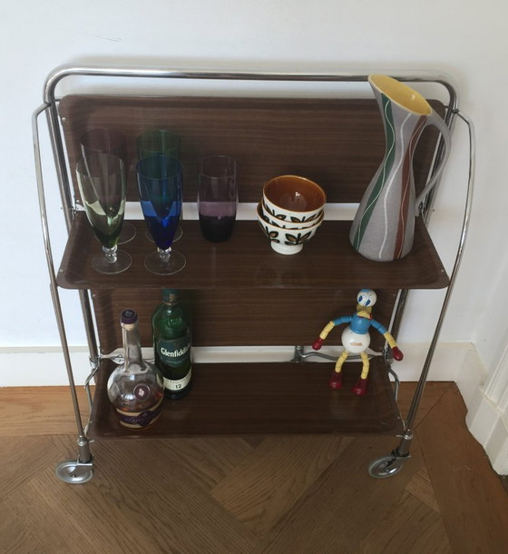 Image 1 of Chariot de service vintage Bremshey & Co 