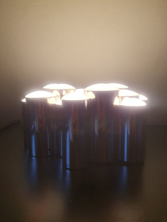 Image 1 of Vintage Ikea SÖDERSVIK Lamp: Chrome Space Age Light