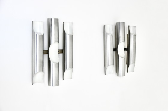 Image 1 of Pair of Fuga Wall Lamps by Maija Liisa Komulainen for Raak, 1970s
