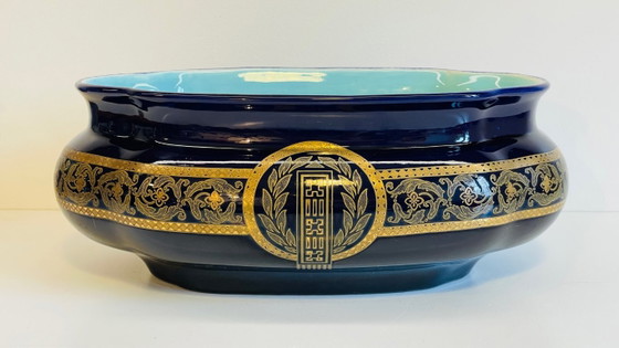 Pflanzkübel Sarreguemines Frankreich – Sarreguemines France, Ceramic (photo 3 of 15)