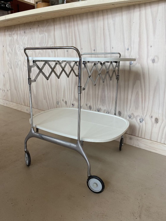 Image 1 of Kartell Folding Trolley Table/Coffee Table/Serving Trolley