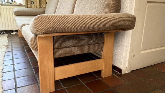 Image 1 of Sofa 3-seater, matching Swedese armchairs