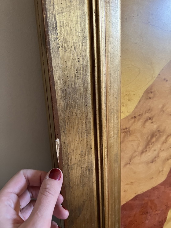 Image 1 of Limitierte Auflage: Kopfteil aus Art-Deco-Holz und Intarsien