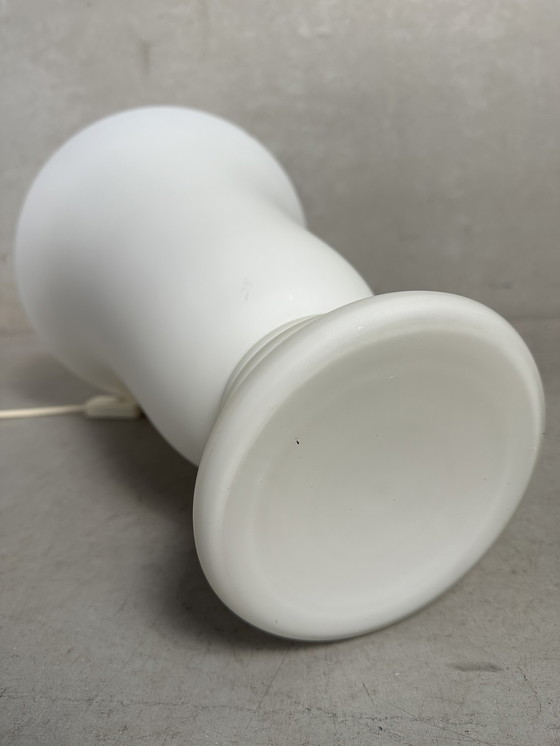 Image 1 of 2x vintage opaline vase lamps