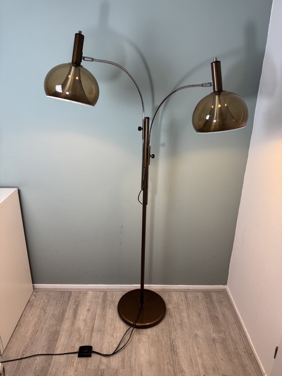 Image 1 of Vintage space age Dijkstra vloerlamp trompet Mushroom