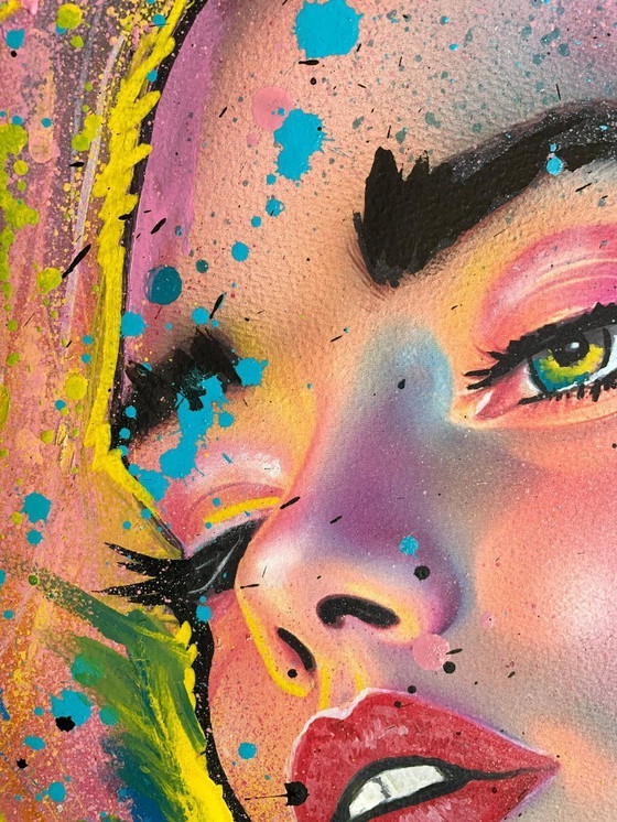 Image 1 of NO1R - Déjalo brillar - Cuadro del artista