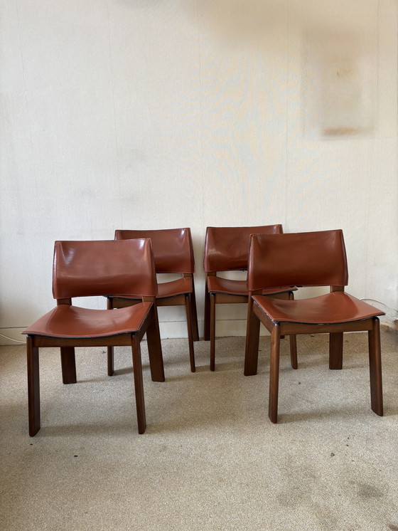 Image 1 of 4 Afra & Tobias ScArpa-Lederstühle