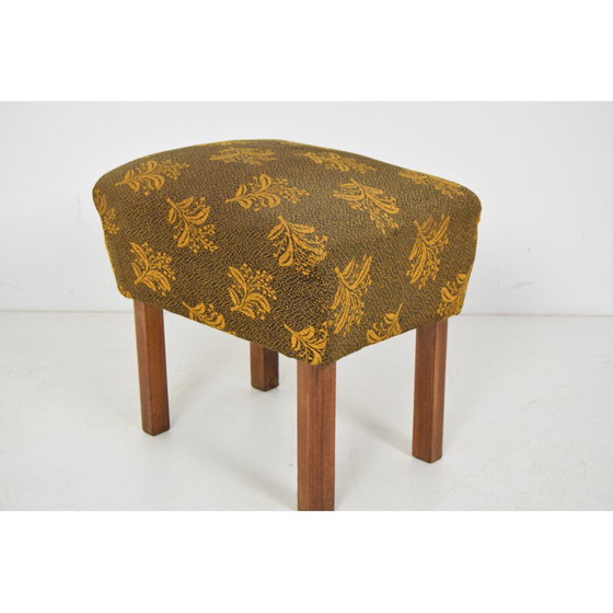 Image 1 of Mid-century Stool or Tabouret Czechoslovakia 1950s