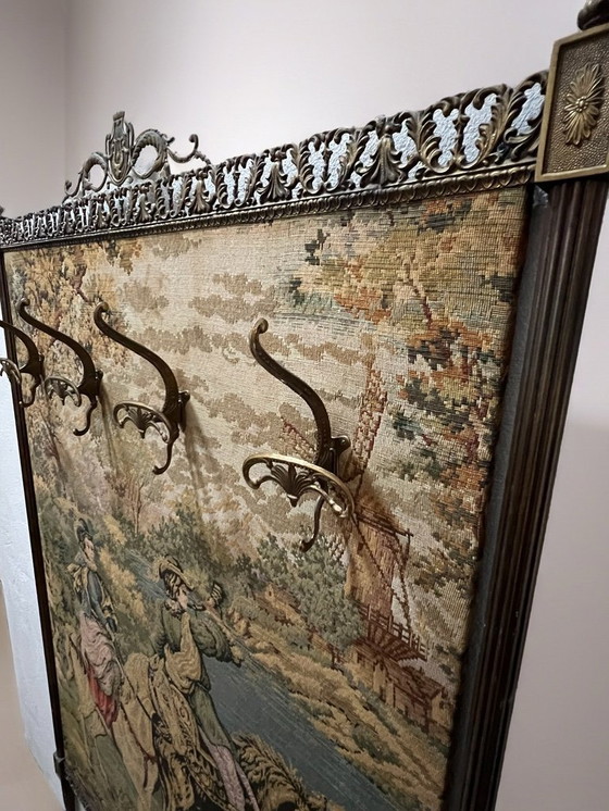 Image 1 of Perchero - Latón - Francia - Tapiz