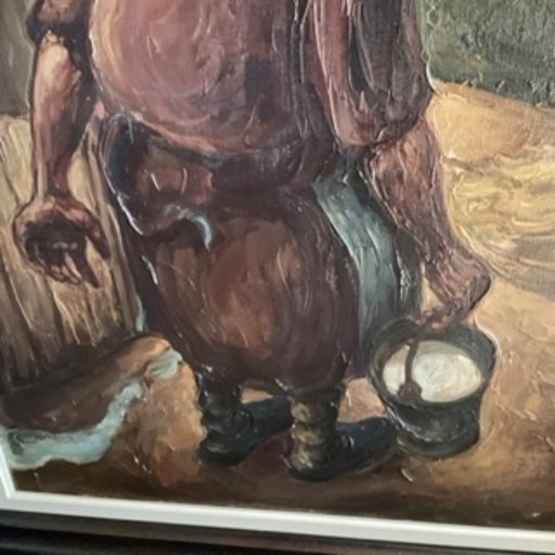Bellissimo dipinto di Nest Martens. La Scuola Tardo