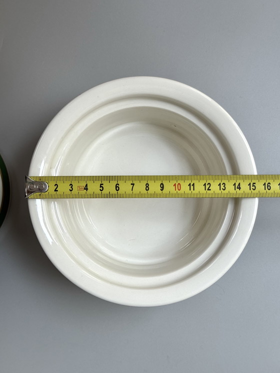 Image 1 of Fiorentine Italienische Porzellan Bonbonniere, handdekoriert, Vögel und Goldakzente