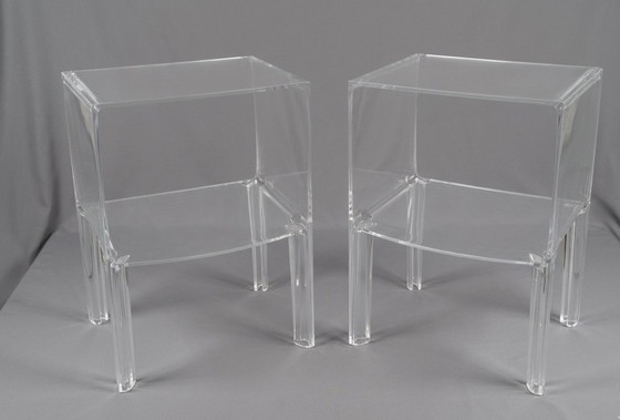 Image 1 of Tables d'appoint Kartell Small Ghost Buster - lot de 2 - transparentes