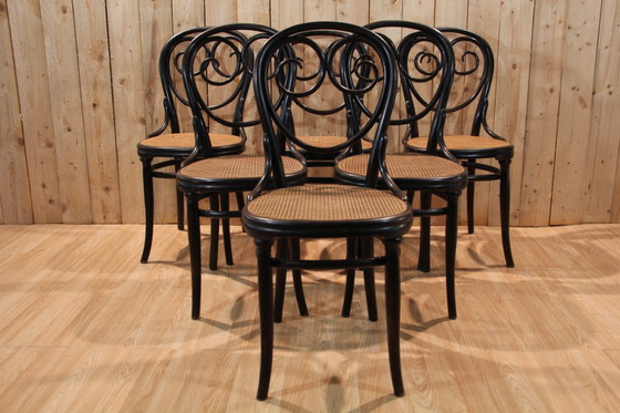 Image 1 of Sedie serie 6 di Thonet modello n. 2 1870/80