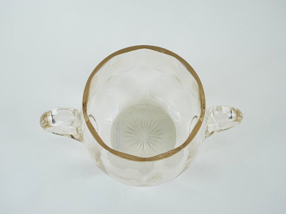 Image 1 of Secchiello per il ghiaccio in vetro, design italiano, anni '70, prodotto in Italia