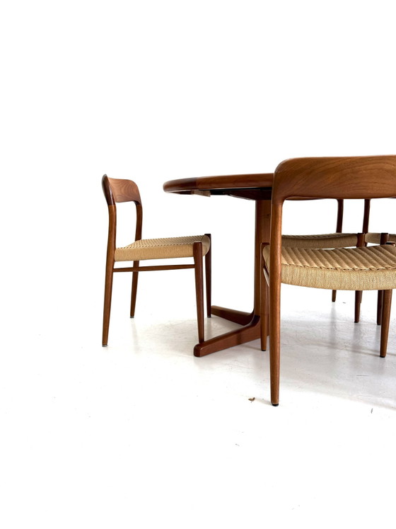 Table à manger extensible vintage, Joh. Kristoffersen & Son '60 – Joh. Kristiffersen & Søn (photo 5 of 15)