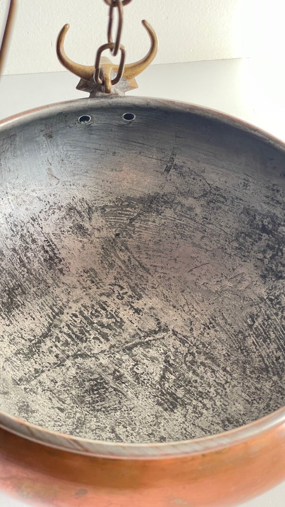 Image 1 of Fioriera sospesa con 3 bufali d'epoca