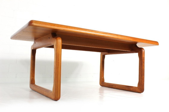 Image 1 of as new! TSM TARM Stole & Møbelfabrik Danish Mid - Century entirely solid Teak Coffee Table / Vintage Coffee Table