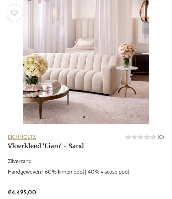 Image 1 of Teppich Eicholtz Liam beige