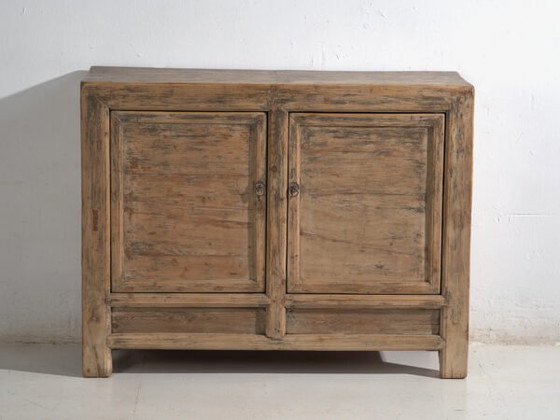 Chinese two-door sideboard in pine – China, circa 1930 – Sideboard cabinet (photo 22 of 40)