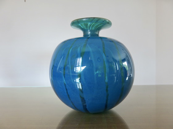 Image 1 of Vase Boule Mdina, Malta, Signed and Dated