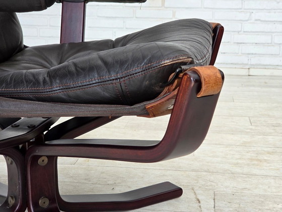 Image 1 of 1970s, Norwegian design by Sigurd Ressel, lounge chair model "Falcon".