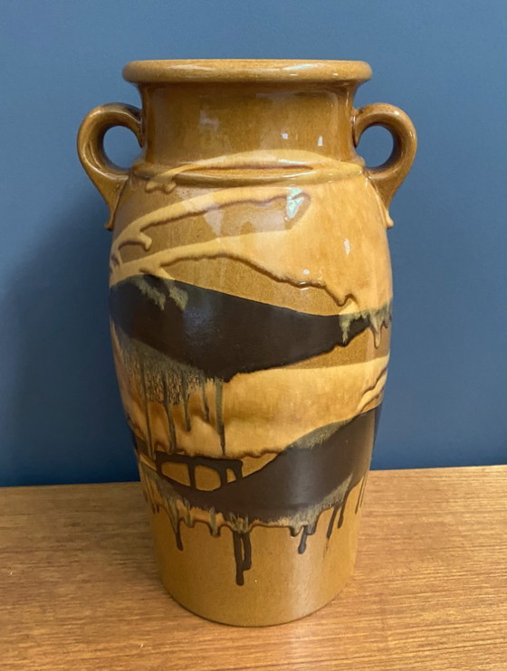Image 1 of Xl Scheurich vase brown model 220-44 1970s