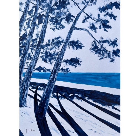 Image 1 of Ink on white fabriano paper.  Format 40x30cm.