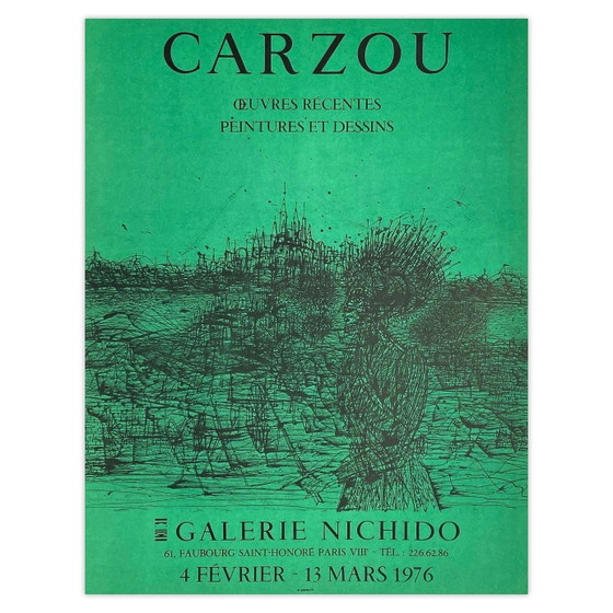 Image 1 of Expo Jean CARZOU - Galería Nichido III Cartel 1976
