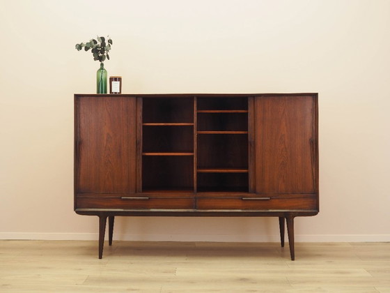 Image 1 of Highboard aus Palisanderholz, dänisches Design, 1970er Jahre, Hersteller: Omann Jun