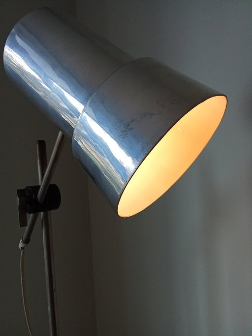 Vintage 1960er/70er Jahre Messing/Chrom Stehlampe, authentisch