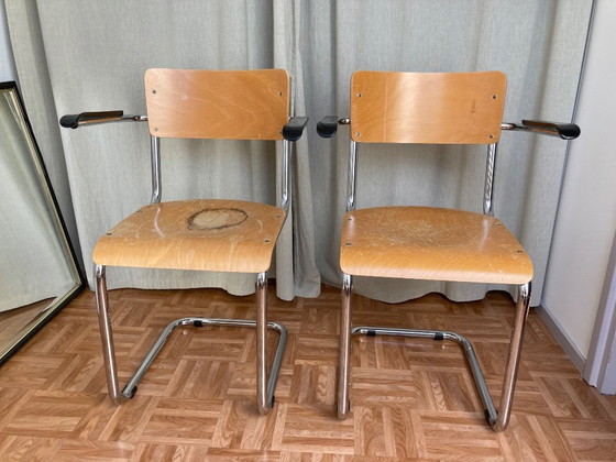 Image 1 of Sedie Gispen con struttura in tubo