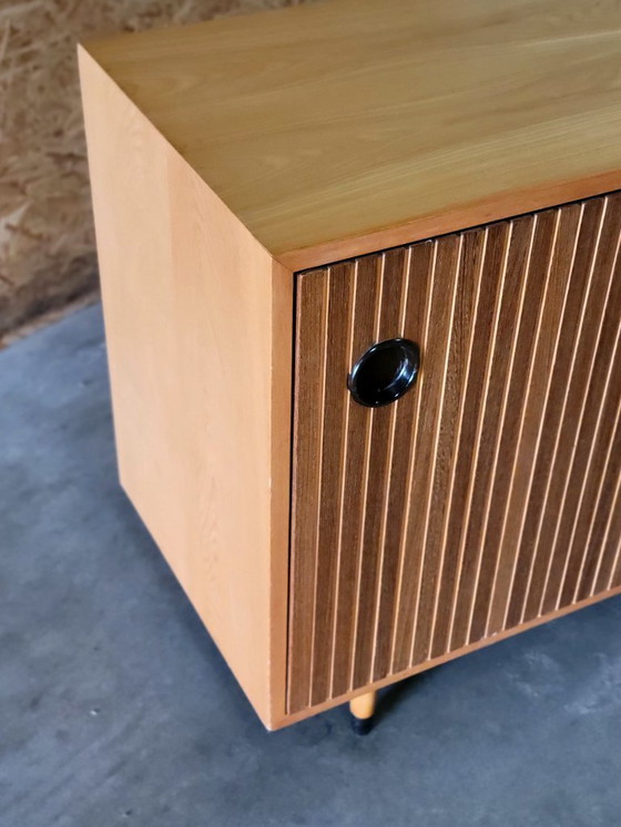 Image 1 of Sideboard in ash wood by Erich Stratmann for Idee Möbel 1950