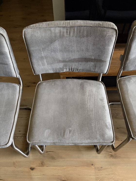 Image 1 of 6 Zuiver Ridge Rib Ribstof Stoelen