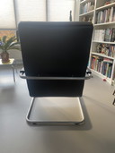 Harvink Lounge-Sessel aus schwarzem Leder